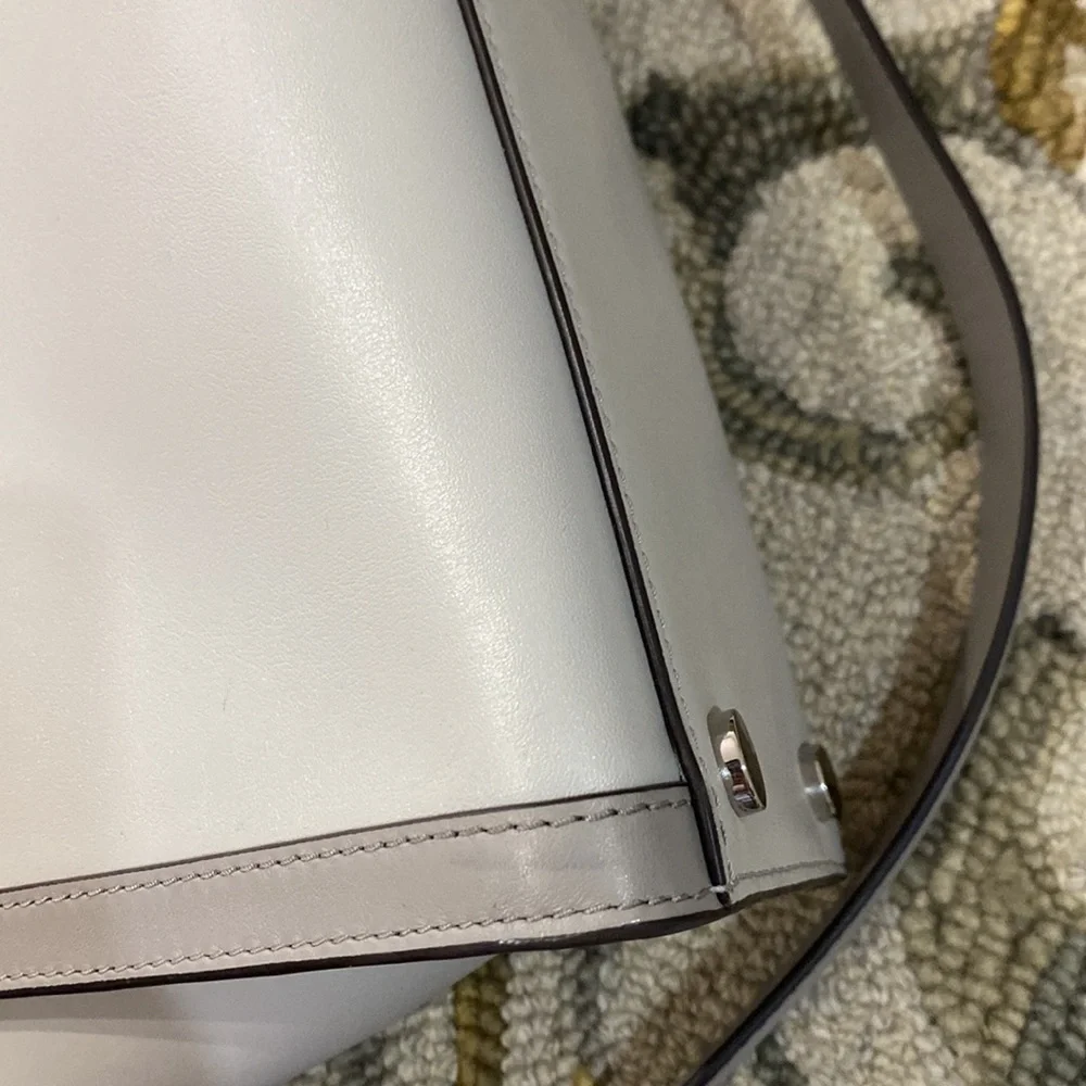 💕 Michael Kors NWT $348 Whitney gray satchel shoulder bag beautiful 💕
